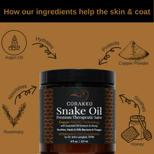 Load image into Gallery viewer, SPCA Corakko Snake Oil 8oz